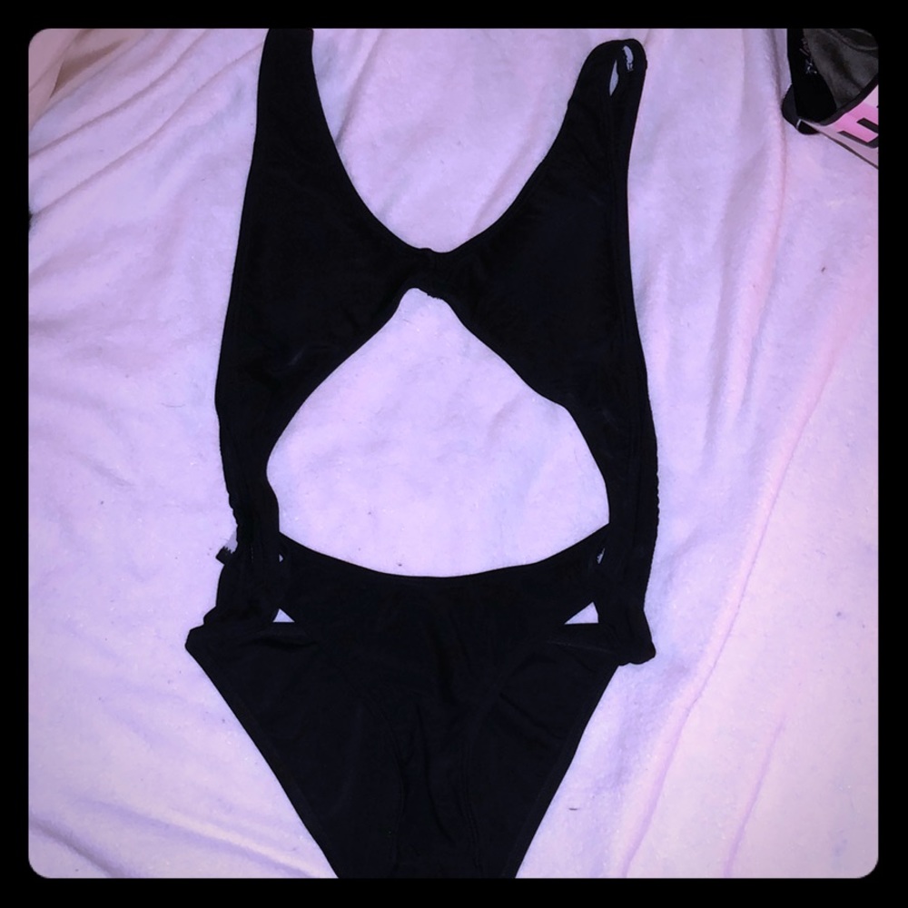 Boutique Black Cut Out one piece Small